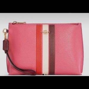 ROWAN POUCH IN COLORBLOCK WITH STRIPE